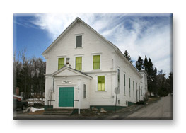 Old Town Hall Pittsburg NH Historical Society